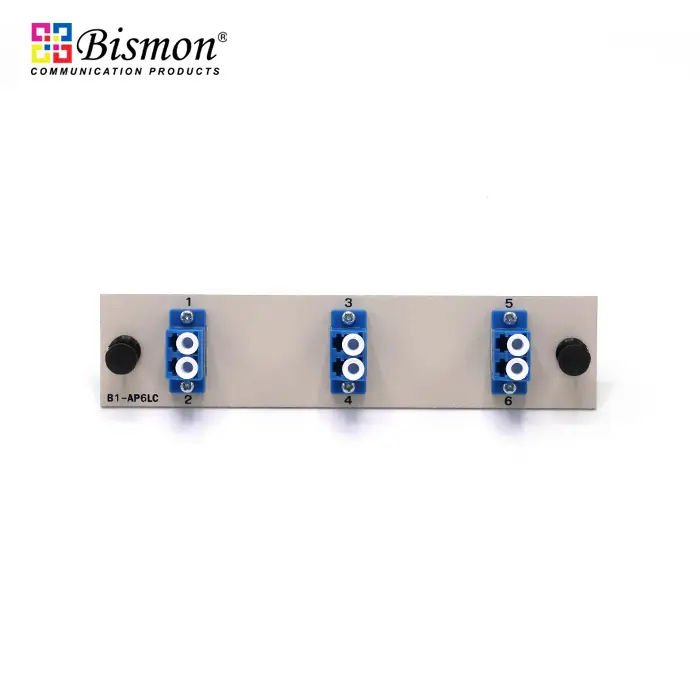 6 LC Snap-in adapter plate Single-mode duplex Full set